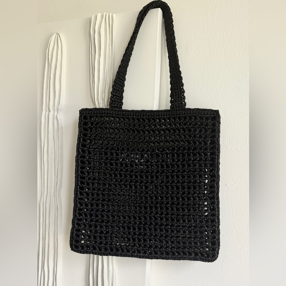 Chic Handmade Prada-Style Crochet Tote - Picture 3 of 6